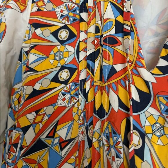 Tory Burch Arabella Printed Silk Ruffle Dress - Picture 5 of 5